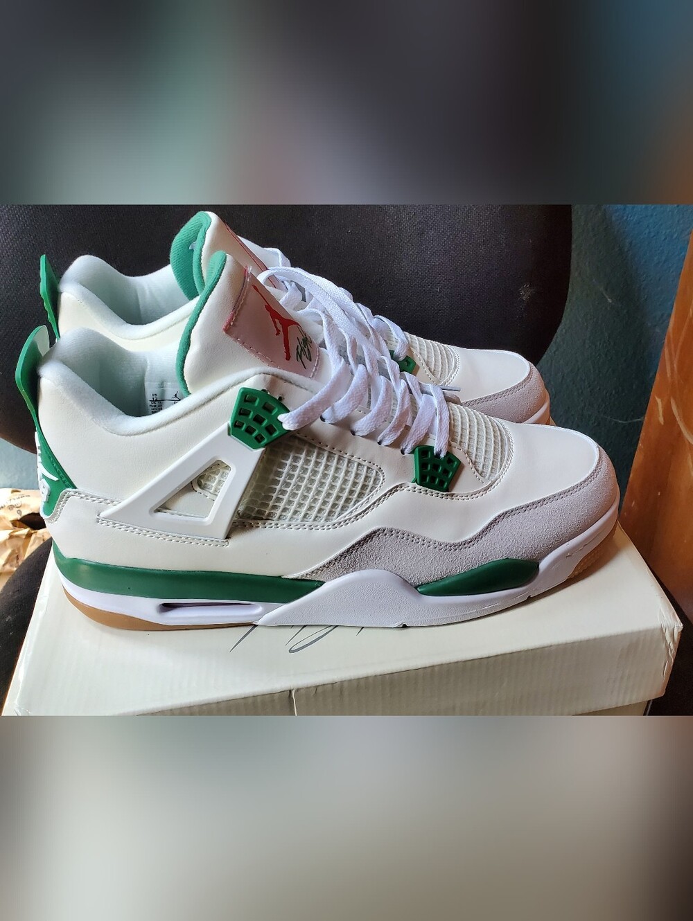 Nike SB x Air Jordan 4 Retro Pine Green. Size 12